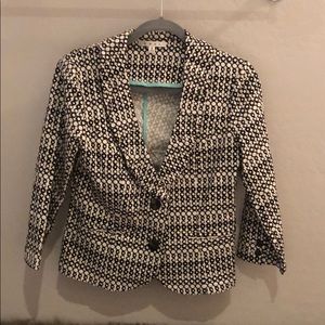 CAbi geometric print blazer Size 6